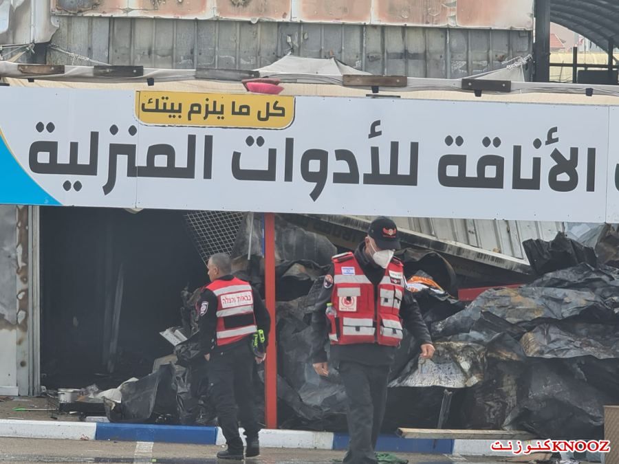 رهط : اضرار جسيمة بحريق في سوق البلده.